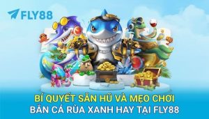 Bí quyết săn hũ và mẹo chơi bắn cá rùa xanh hay tại FLY88